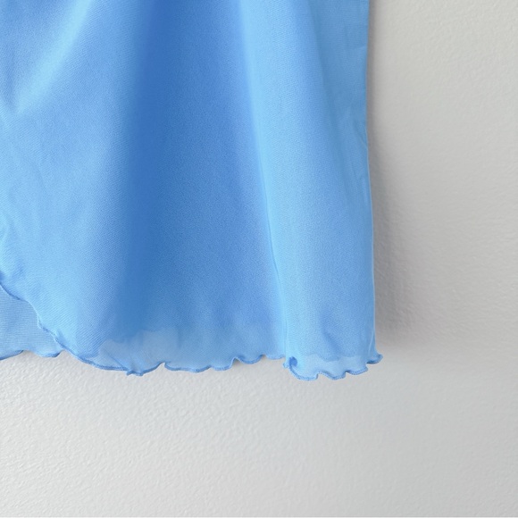 Wild Fable Sarong beach cover up NWT light blue tie front stretchy small medium - Picture 8 of 13